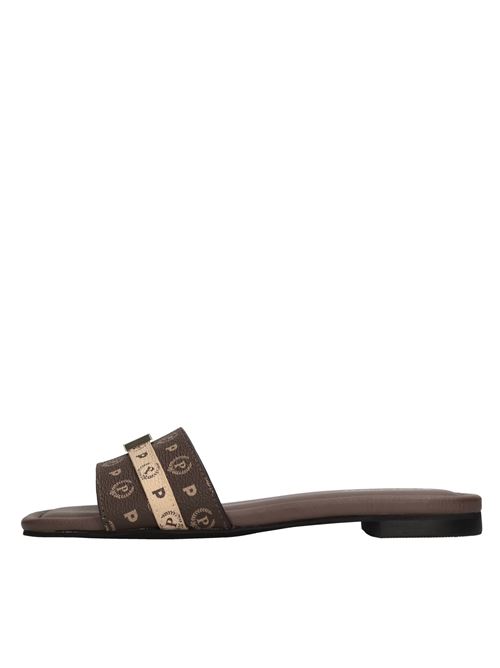 Flat in ecopelle POLLINI HERITAGE | TA28131G0GQ5330AMARRONE
